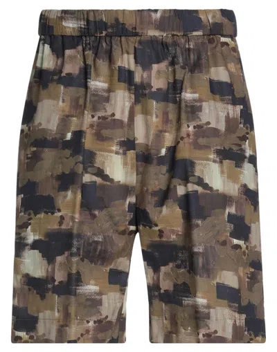 Brian Dales Man Shorts & Bermuda Shorts Khaki Size 34 Cotton In Beige