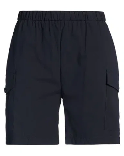 Brian Dales Man Shorts & Bermuda Shorts Midnight Blue Size 32 Cotton, Polyamide, Elastane