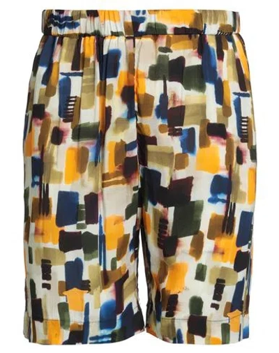 Brian Dales Man Shorts & Bermuda Shorts Military Green Size 36 Viscose