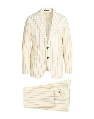 Brian Dales Man Suit Beige Size 42 Wool In Neutral