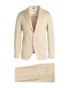 Brian Dales Man Suit Beige Size 42 Wool