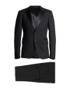 Brian Dales Man Suit Black Size 34 Polyester, Wool, Elastane In Black