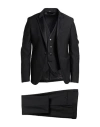 Brian Dales Man Suit Black Size 36 Polyester, Wool, Viscose, Elastane In Black