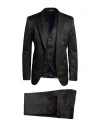 Brian Dales Man Suit Black Size 42 Polyester, Wool In Black