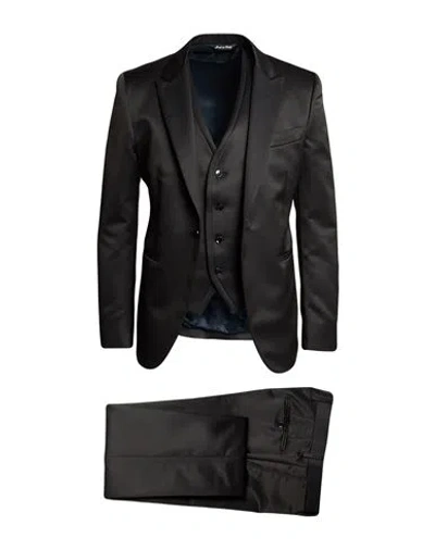Brian Dales Man Suit Black Size 42 Polyester, Wool
