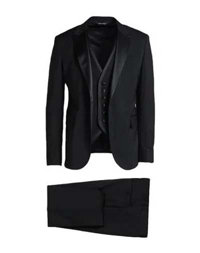 Brian Dales Man Suit Black Size 42 Wool, Ceramic Polyester Thread, Elastane