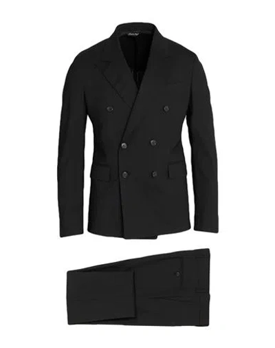 Brian Dales Man Suit Black Size 44 Polyester, Wool, Elastane