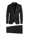 Brian Dales Man Suit Black Size 44 Polyester, Wool, Elastane