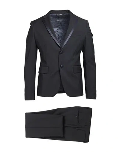 Brian Dales Man Suit Black Size 44 Polyester, Wool, Viscose, Elastane