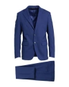 Brian Dales Man Suit Blue Size 40 Polyester, Wool, Elastane