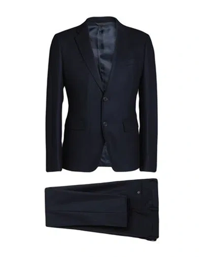 Brian Dales Man Suit Blue Size 44 Wool, Polyamide, Cashmere, Elastane In Black