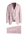 Brian Dales Man Suit Burgundy Size 40 Wool In Pink