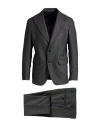 Brian Dales Man Suit Charcoal Size 42 Wool In Black
