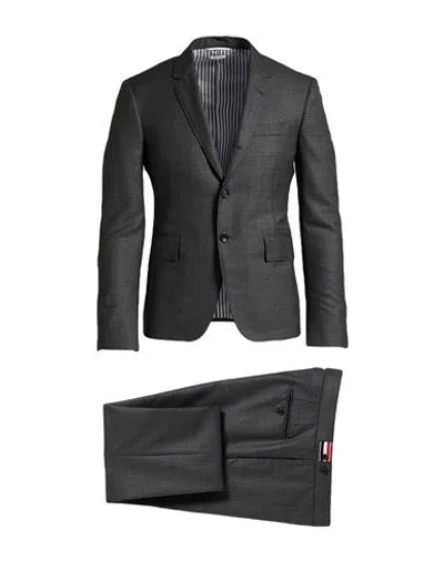 Brian Dales Man Suit Dark Brown Size 36 Wool, Cashmere
