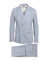 Brian Dales Man Suit Grey Size 40 Polyester, Wool, Elastane In Grey