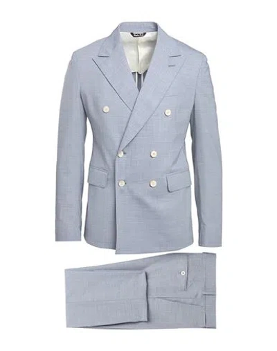 Brian Dales Man Suit Grey Size 40 Polyester, Wool, Elastane