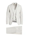 Brian Dales Man Suit Grey Size 42 Wool In Gray