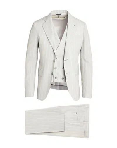 Brian Dales Man Suit Grey Size 42 Wool In Gray