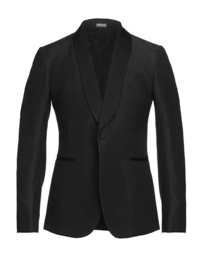 Brian Dales Man Suit Jacket Black Size 42 Wool, Polyester