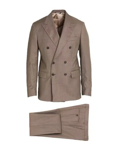 Brian Dales Man Suit Khaki Size 44 Wool In Beige
