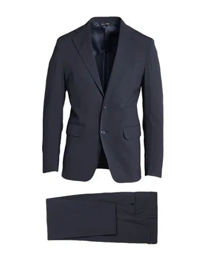 Brian Dales Man Suit Midnight Blue Size 38 Polyamide, Elastane