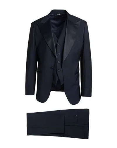 Brian Dales Man Suit Midnight Blue Size 42 Wool, Polyester, Elastane