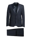 Brian Dales Man Suit Midnight Blue Size 44 Polyester, Wool, Elastane In Blue