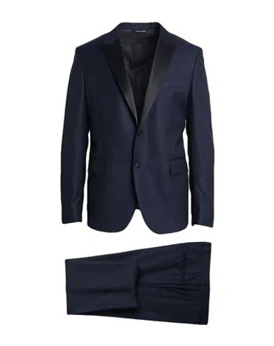 Brian Dales Man Suit Midnight Blue Size 44 Wool