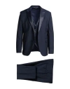 Brian Dales Man Suit Midnight Blue Size 44 Polyester, Wool, Elastane