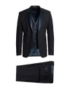 Brian Dales Man Suit Midnight Blue Size 44 Wool, Viscose In Blue
