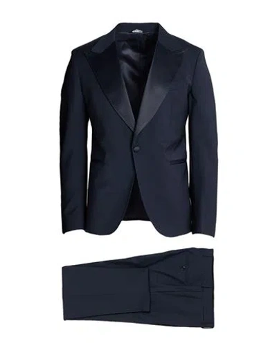 Brian Dales Man Suit Navy Size 42 Wool In Blue