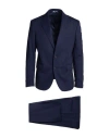 Brian Dales Man Suit Navy Size 44 Polyester, Wool, Elastane In Blue