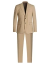 Brian Dales Man Suit Sand Size 42 Wool, Polyester, Elastane In Beige
