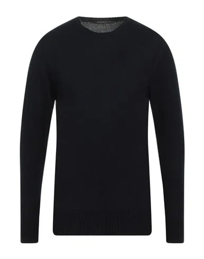 Brian Dales Man Sweater Midnight Blue Size S Wool, Cashmere