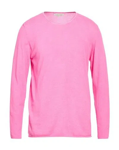 Brian Dales Man Sweater Pink Size Xl Organic Cotton