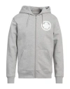 Brian Dales Man Sweatshirt Light Grey Size L Cotton, Polyester In Gray