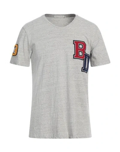 Brian Dales Man T-shirt Grey Size Xxl Cotton In Gray