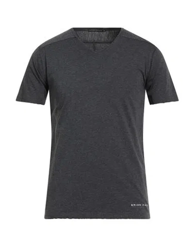Brian Dales Man T-shirt Grey Size Xxl Cotton In Gray