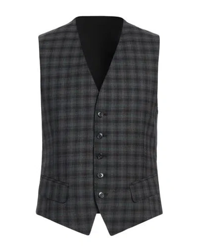 Brian Dales Man Tailored Vest Lead Size 44 Wool In Grey