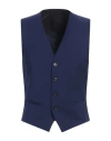 Brian Dales Man Tailored Vest Navy Size 40 Wool In Navy