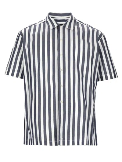 Brian Dales Men's Stylish Short Sleeve Mini Shirt In Multicolour