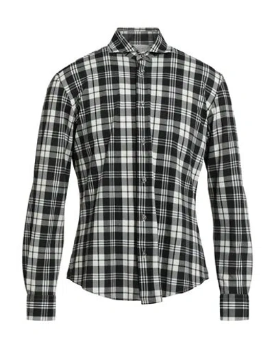 Brian Dales Natural Low Impact Man Shirt Black Size 16 Polyamide, Elastane