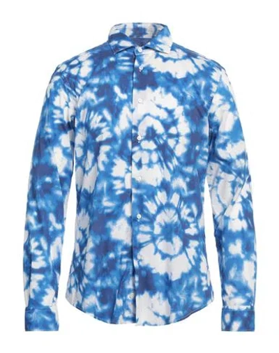Brian Dales Natural Low Impact Man Shirt Blue Size 16 ½ Cotton