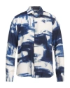 Brian Dales Natural Low Impact Man Shirt Blue Size 17 Viscose In Blue