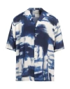 Brian Dales Natural Low Impact Man Shirt Blue Size 17 Viscose In Blue