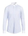 Brian Dales Natural Low Impact Man Shirt Light Blue Size 17 Polyamide, Elastane In Blue