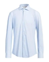 Brian Dales Natural Low Impact Man Shirt Sky Blue Size 17 ½ Nylon, Elastane In Blue