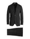 Brian Dales Natural Low Impact Man Suit Black Size 48 Polyester, Wool, Elastane In Black