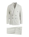 Brian Dales Natural Low Impact Man Suit Light Grey Size 42 Wool In Gray