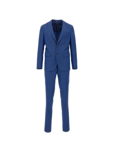 Brian Dales Notch-lapel Single-breasted Suit In Blue